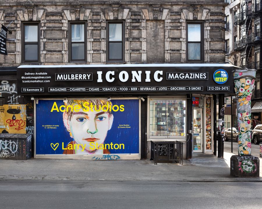 Acne Studios Loves Larry Stanton, a capsule collection in partnership with Visual AIDS celebrating the life and work of the New York artist illustration 1