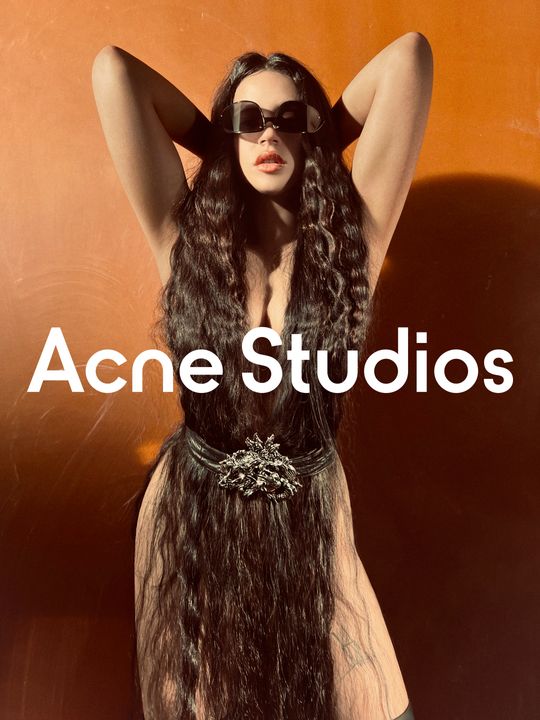 Rosalía fronts the Acne Studios Fall/Winter 2022 campaign illustration 1