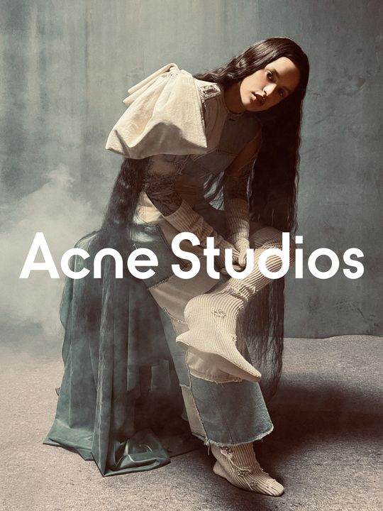Rosalía fronts the Acne Studios Fall/Winter 2022 campaign illustration 4