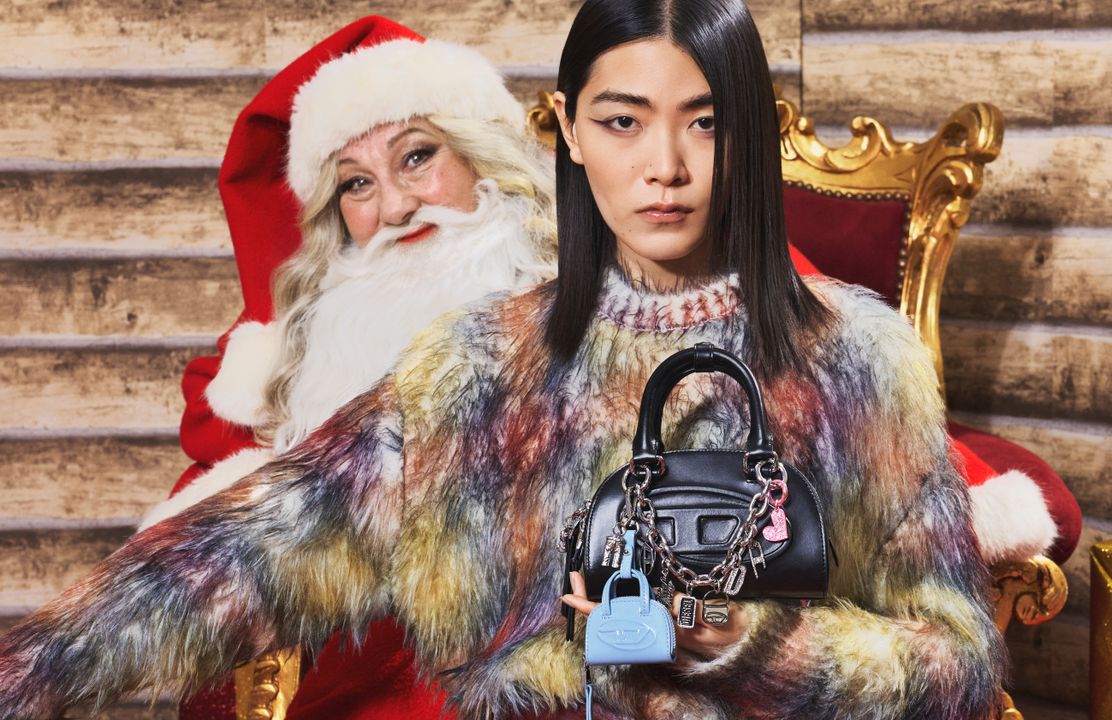 Smile! Diesel’s Holiday 2025 Campaign Turns The Classic Family Photo With Santa Into A Christmas Memory You Won’t Soon Forget. illustration 7