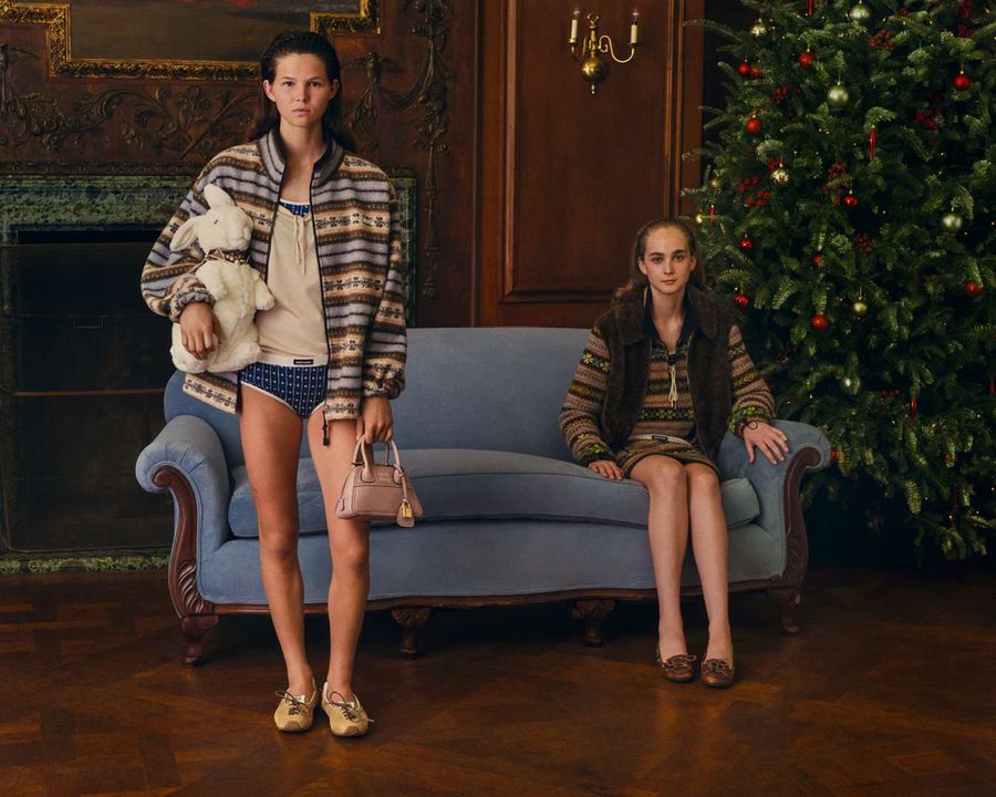 Miu Miu 2026 Holiday Campaign illustration 9