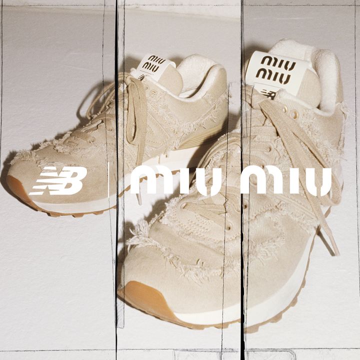 Miu Miu Reveals New Balance 574 Collab on Runway