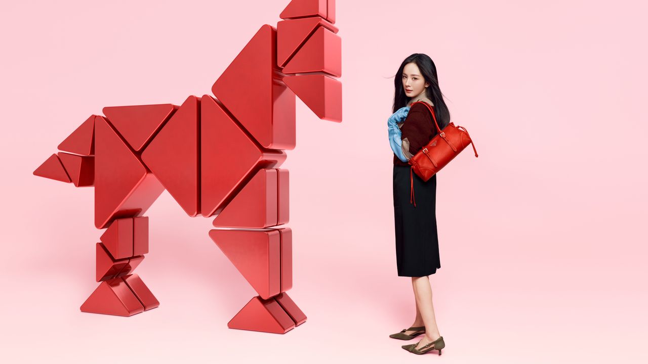Prada Celebrates Chinese New Year 2026 With The Prada Triangle Fire Horse illustration 3