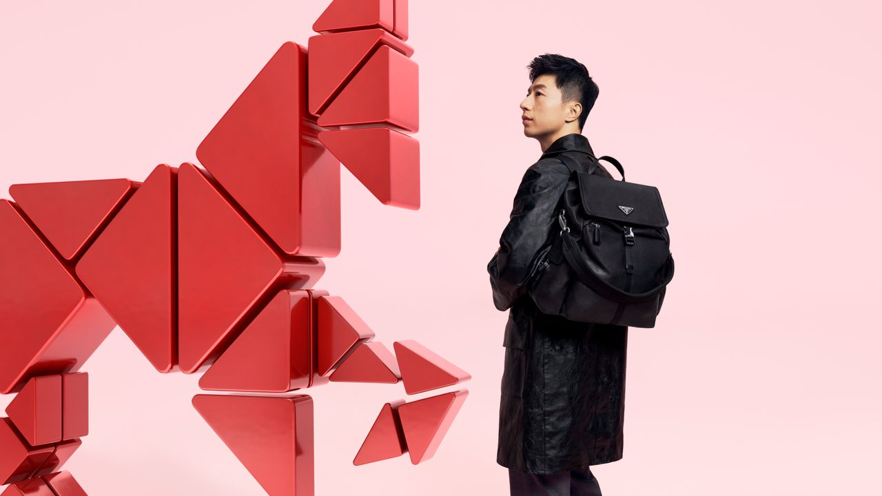 Prada Celebrates Chinese New Year 2026 With The Prada Triangle Fire Horse illustration 5