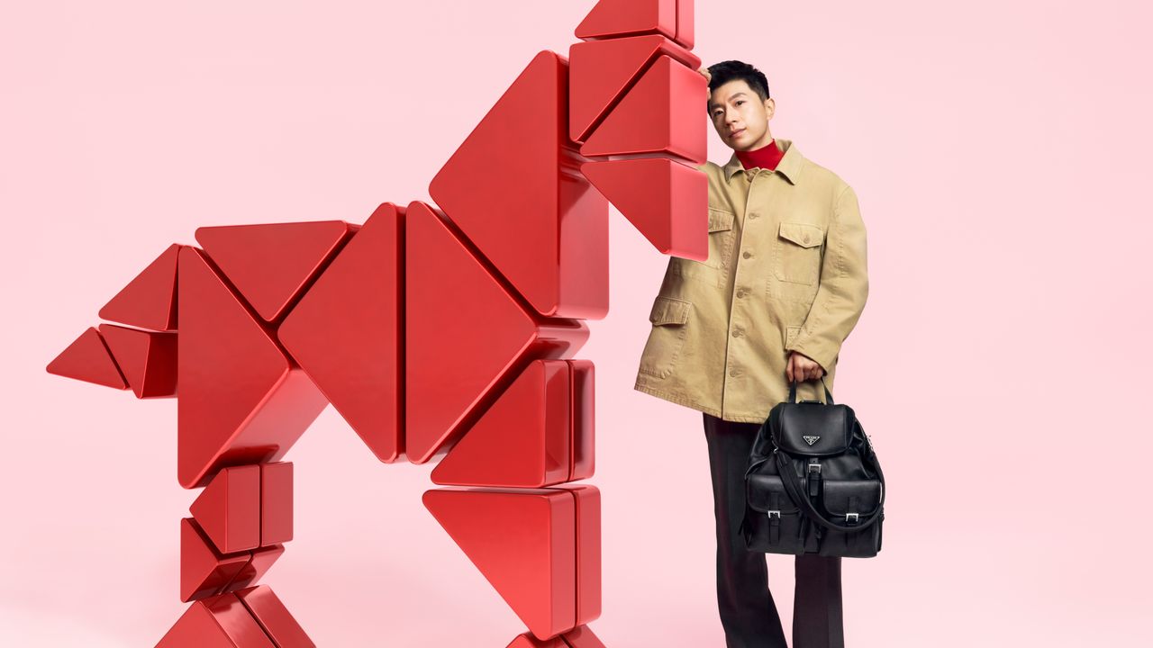 Prada Celebrates Chinese New Year 2026 With The Prada Triangle Fire Horse illustration 8