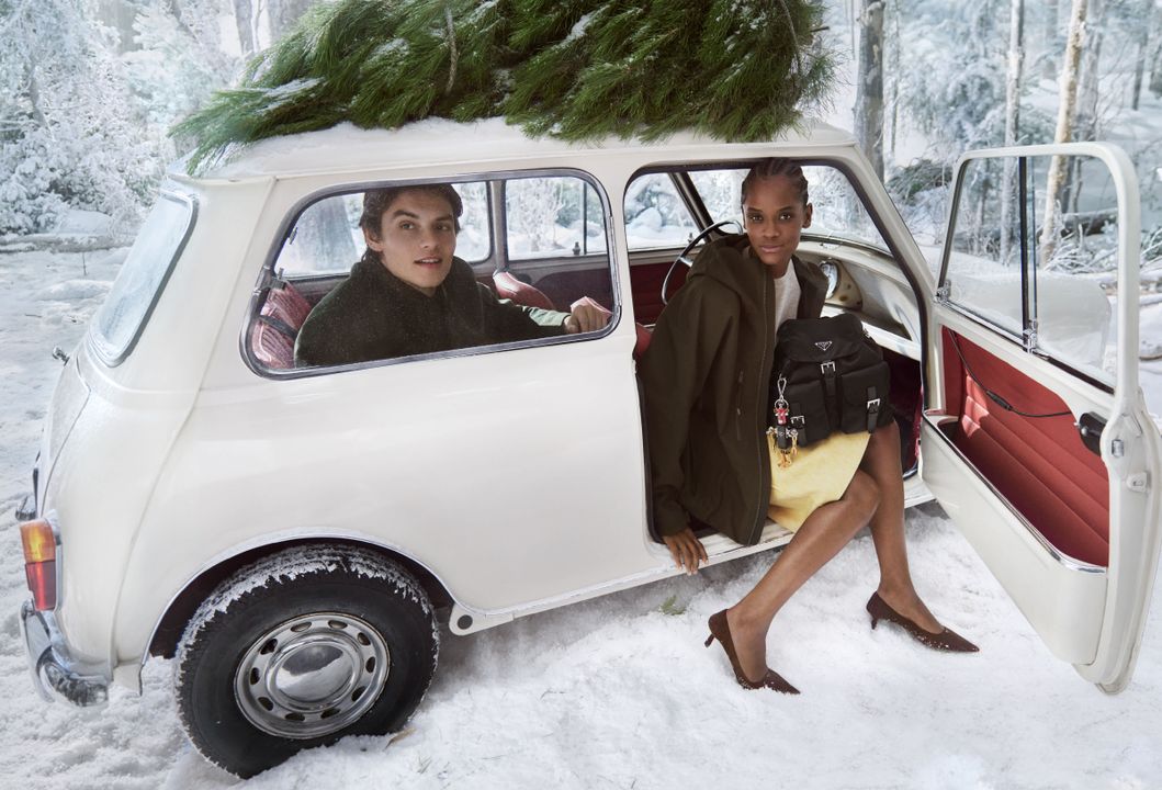 Prada Holiday 2025 Campaign - A Winter's Tale illustration 2