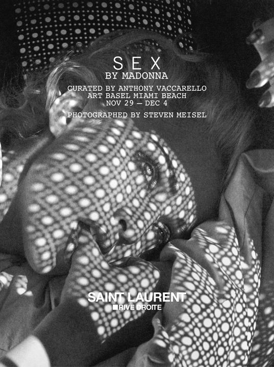 Madonna Art Basel Tote Bag 2022 Saint Laurent Rare