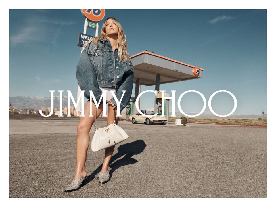 Sydney Sweeney for Jimmy Choo Summer 2024 illustration 2