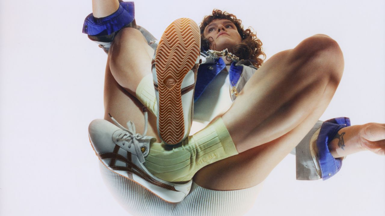 Onitsuka Tiger x Versace Spring Summer 2026 Campaign illustration 1