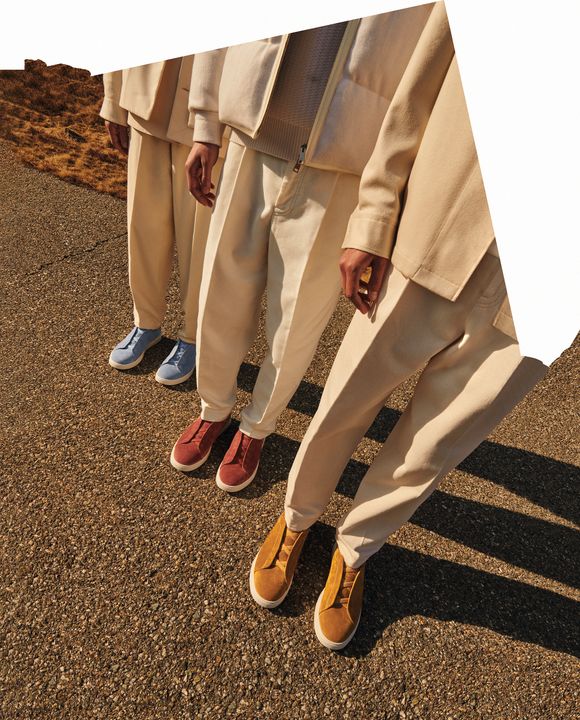 The Triple Stitch™ Sneaker Born in Oasi Zegna illustration 1