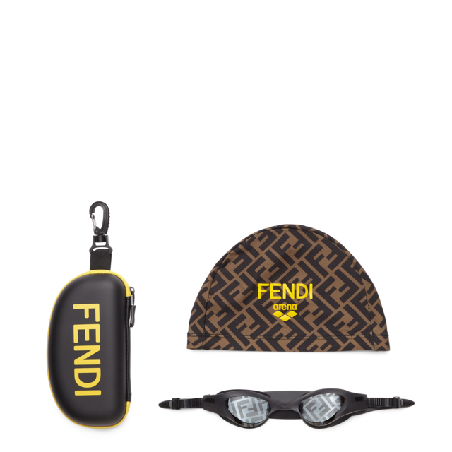 FENDI, ARENA and THÉLIOS present the limited edition “FENDI x ARENA” swimming cap and goggles