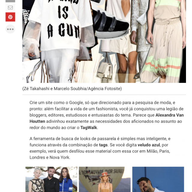 ELLE Brasil - Finalmente, agora existe um “Google da moda”!
