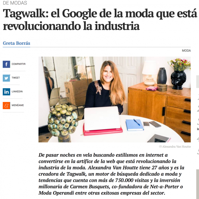 Valencia Plaza - Tagwalk: el Google de la moda que está revolucionando la industria