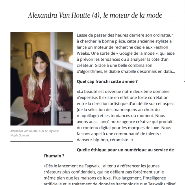 Madame Figaro - Alexandra Van Houtte, le moteur de la mode