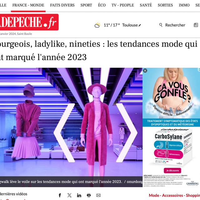 Bourgeois, ladylike, nineties : les tendances mode qui ont marqué l'année 2023