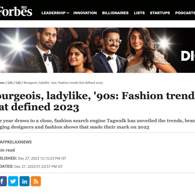 Bourgeois, ladylike, '90s: Fashion trends that defined 2023