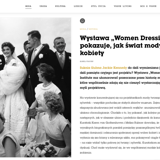 Wystawa „Women Dressing Women” pokazuje, jak świat mody wciąż pomija kobiety