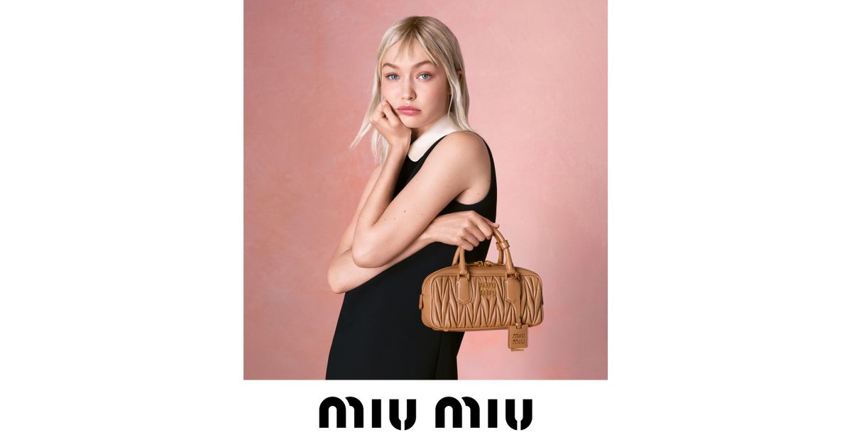 Miu Miu Unveils The Arcadie Bag, Featuring Gigi Hadid 