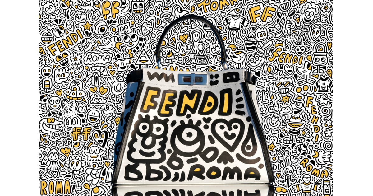 The article: F IS FOR… FENDI PRESENTS “Doodling FENDI ROMA” The