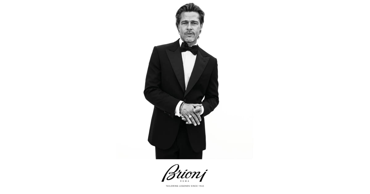 Brad Pitt's Brioni Campaign Photos For Spring/Summer 21