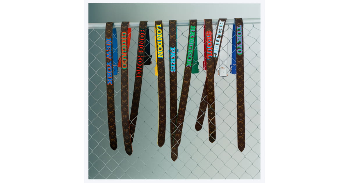 ベルト・LV イニシャル 40MM リバーシブル ダミエ・グラフィット