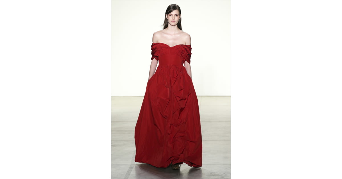 brock collection red dress