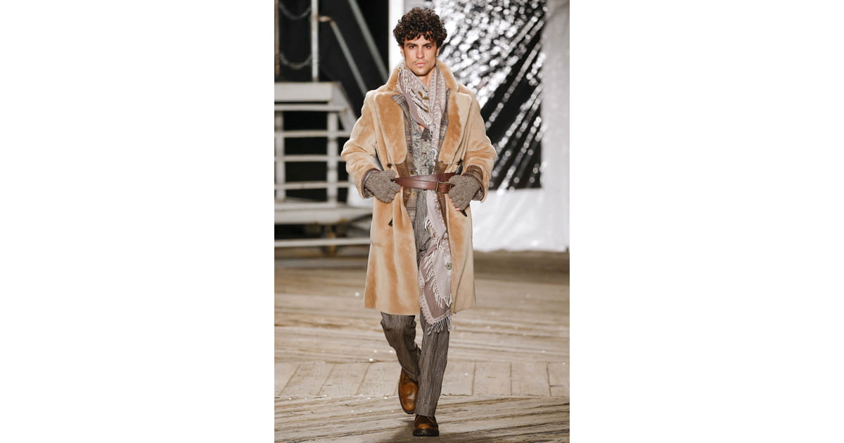 joseph abboud shearling coat