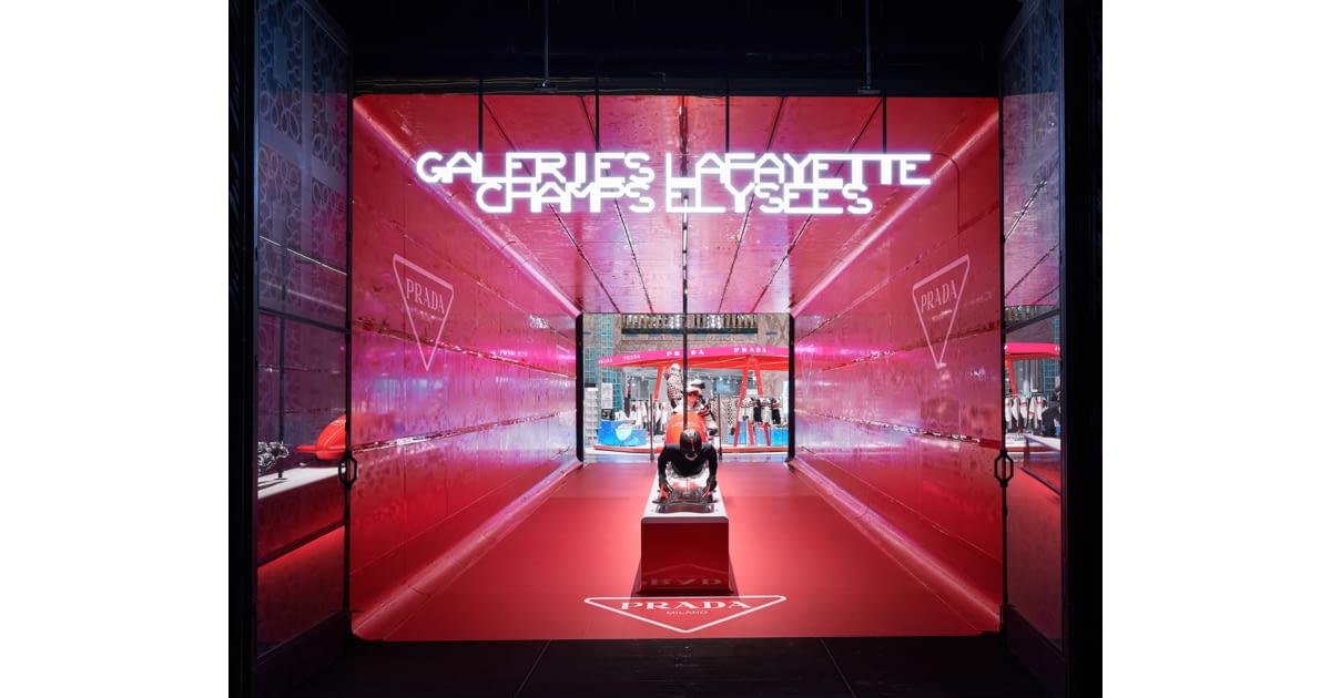 prada on ice » galeries lafayette champs elysees 7 january – 14 ...