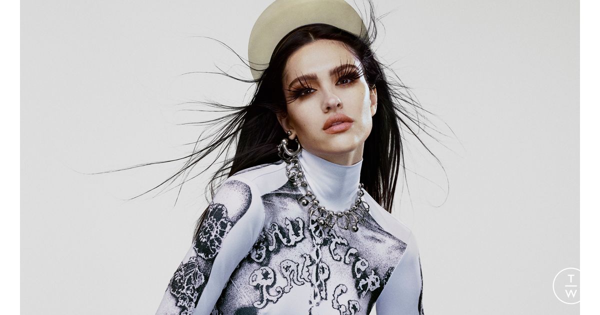 jean paul gaultier ノースリーブ 女優 騙し絵 フェイス （NYASSA 