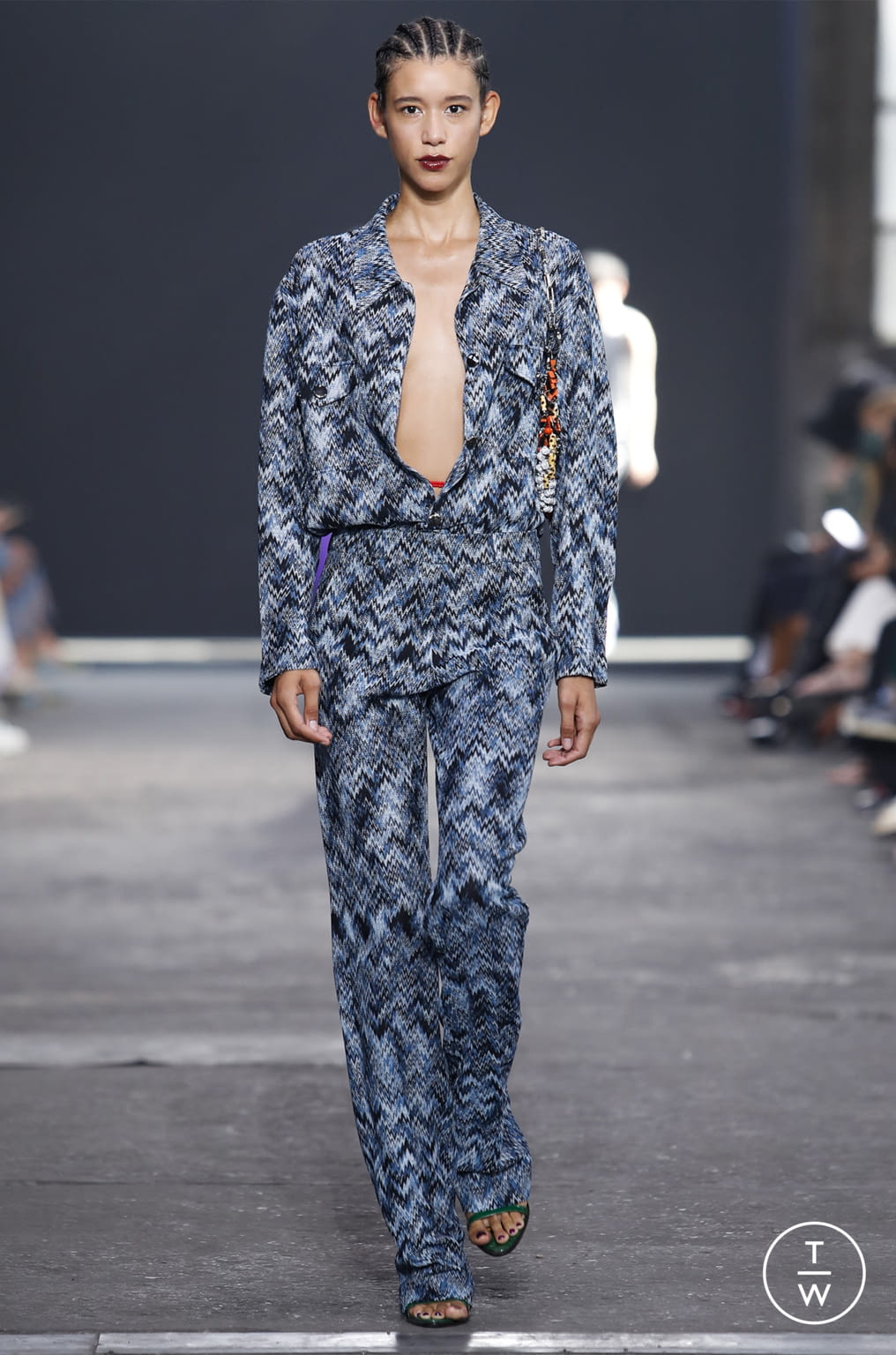Fashion Week Milan Spring/Summer 2022 look 10 from the Missoni collection womenswear