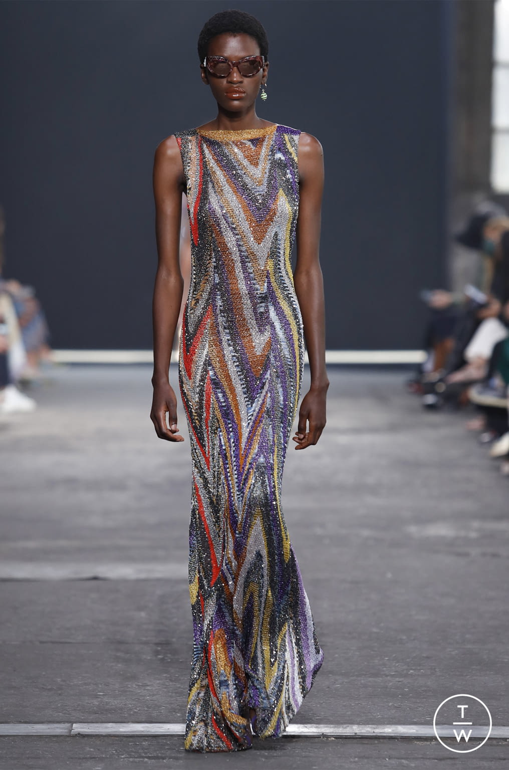 Fashion Week Milan Spring/Summer 2022 look 13 from the Missoni collection 女装