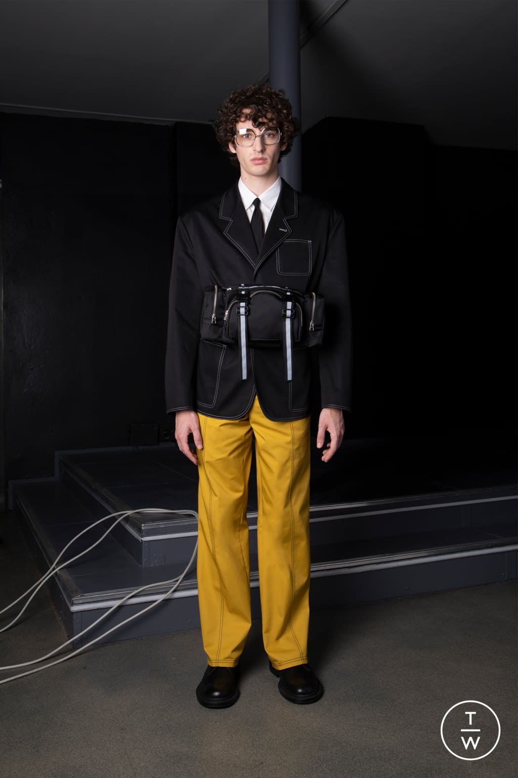 Fashion Week Milan Spring/Summer 2022 look 14 from the Vien collection menswear