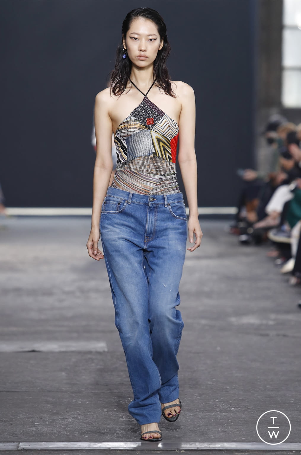 Fashion Week Milan Spring/Summer 2022 look 17 from the Missoni collection 女装