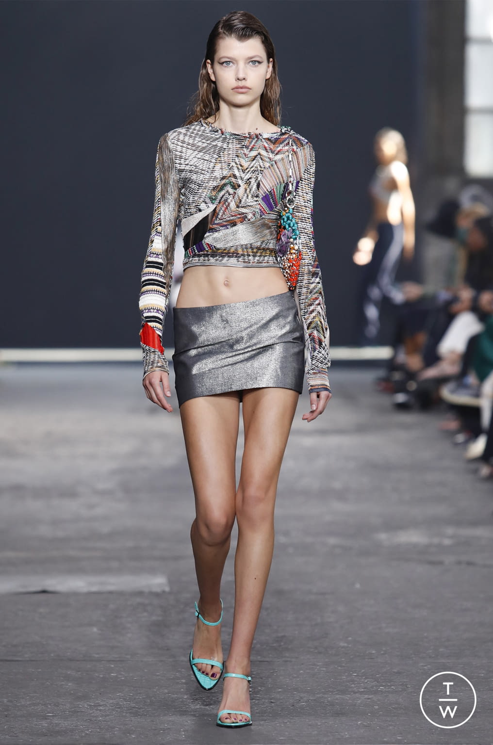 Fashion Week Milan Spring/Summer 2022 look 18 from the Missoni collection womenswear