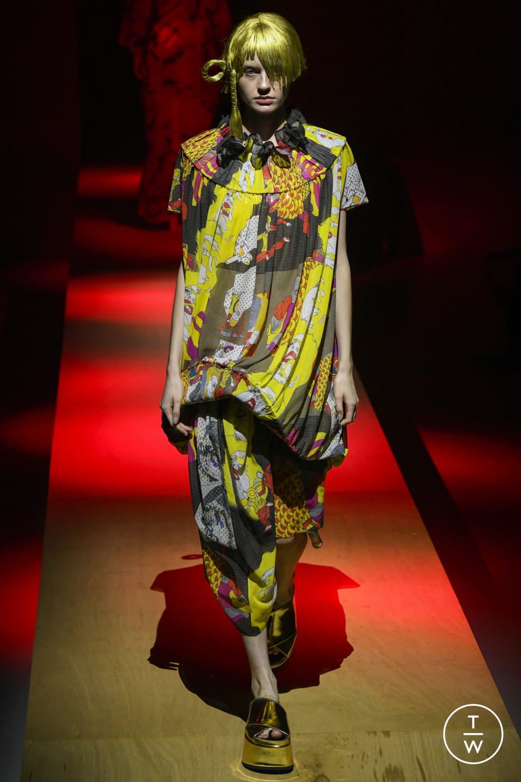 Fashion Week Paris Spring/Summer 2022 look 21 de la collection Junya Watanabe womenswear