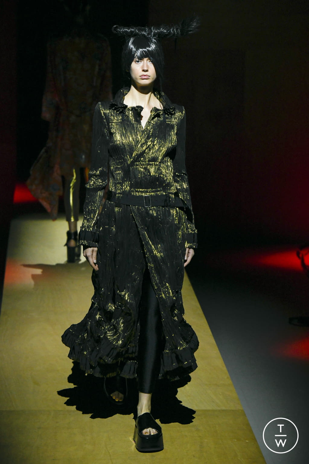 Fashion Week Paris Spring/Summer 2022 look 28 de la collection Junya Watanabe womenswear