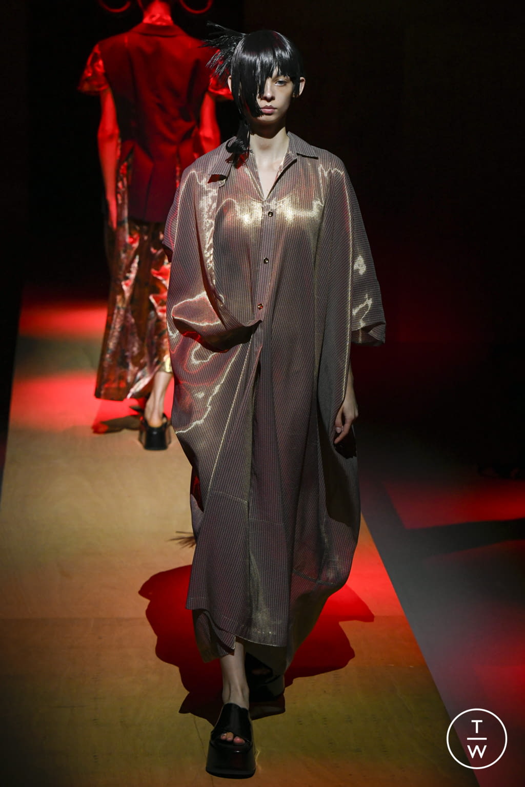 Fashion Week Paris Spring/Summer 2022 look 30 de la collection Junya Watanabe womenswear