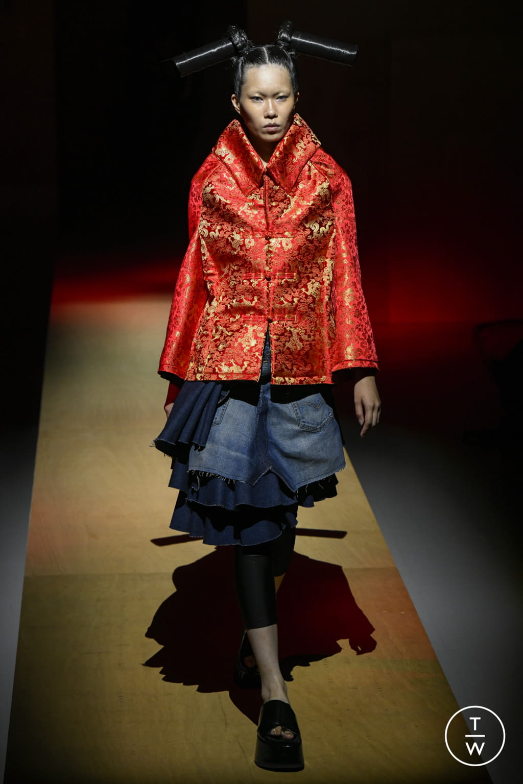 Fashion Week Paris Spring/Summer 2022 look 35 de la collection Junya Watanabe womenswear