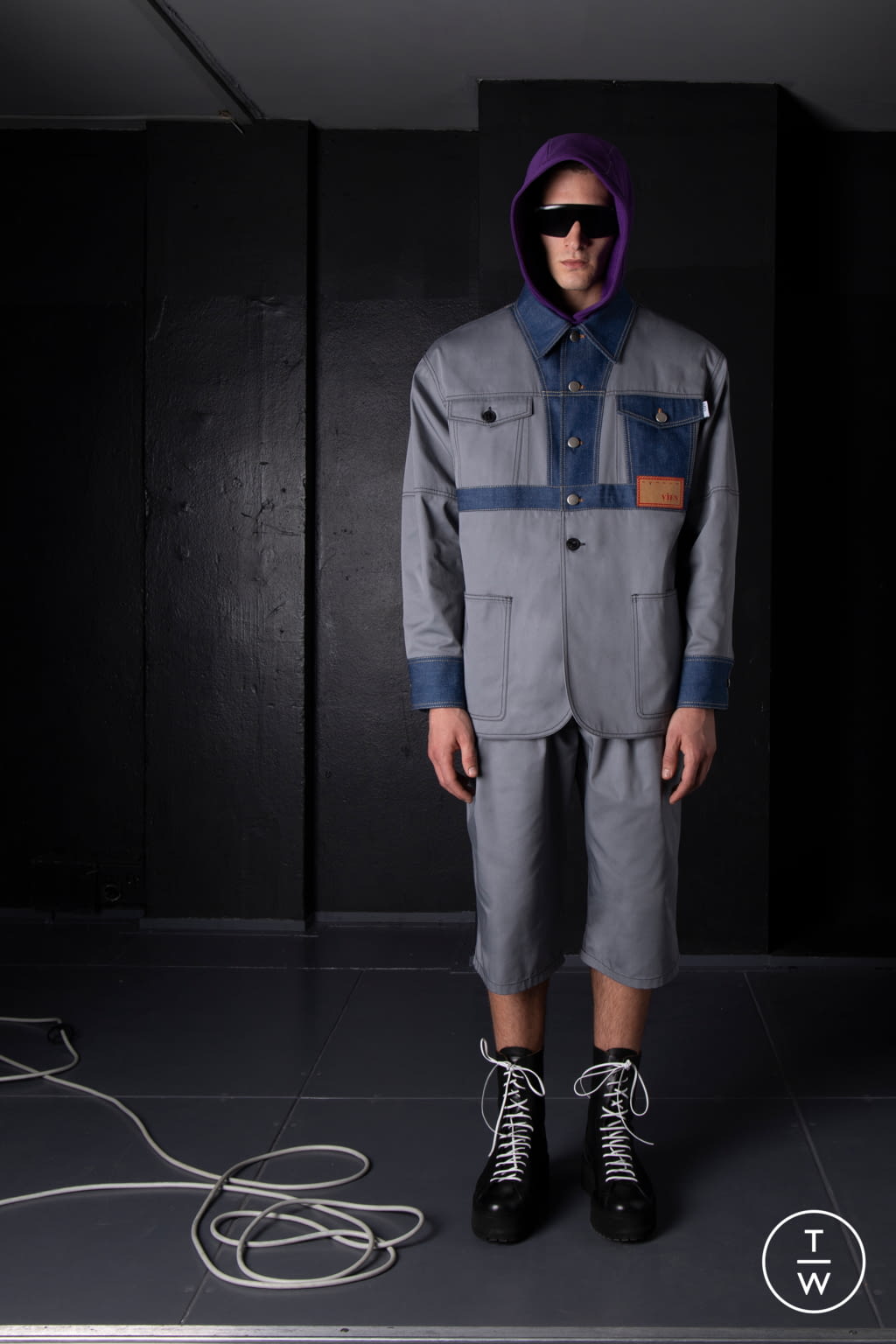 Fashion Week Milan Spring/Summer 2022 look 8 from the Vien collection menswear