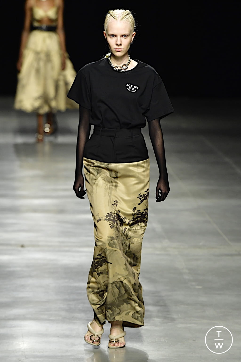 Fashion Week Milan Spring/Summer 2022 look 11 from the Act n°1 collection womenswear