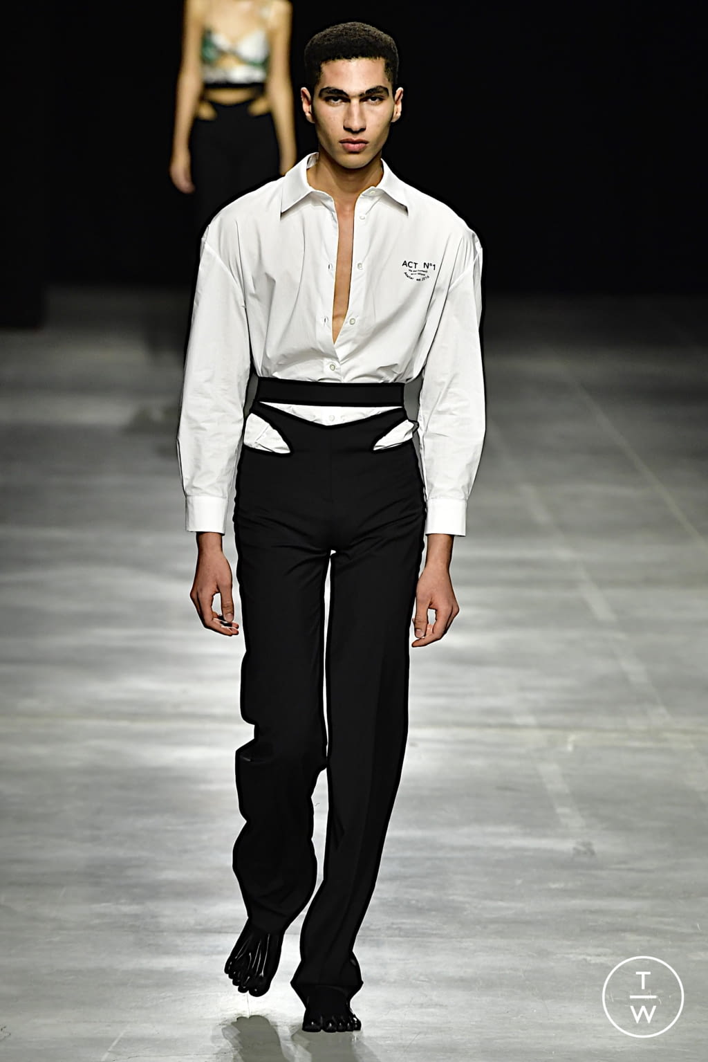 Fashion Week Milan Spring/Summer 2022 look 14 from the Act n°1 collection womenswear