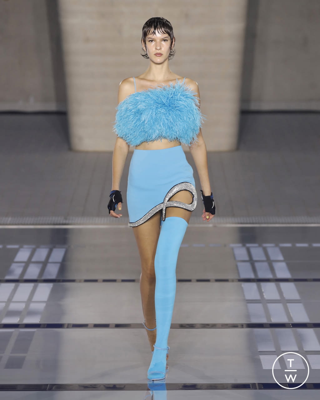 Fashion Week London Spring/Summer 2022 look 17 from the David Koma collection womenswear