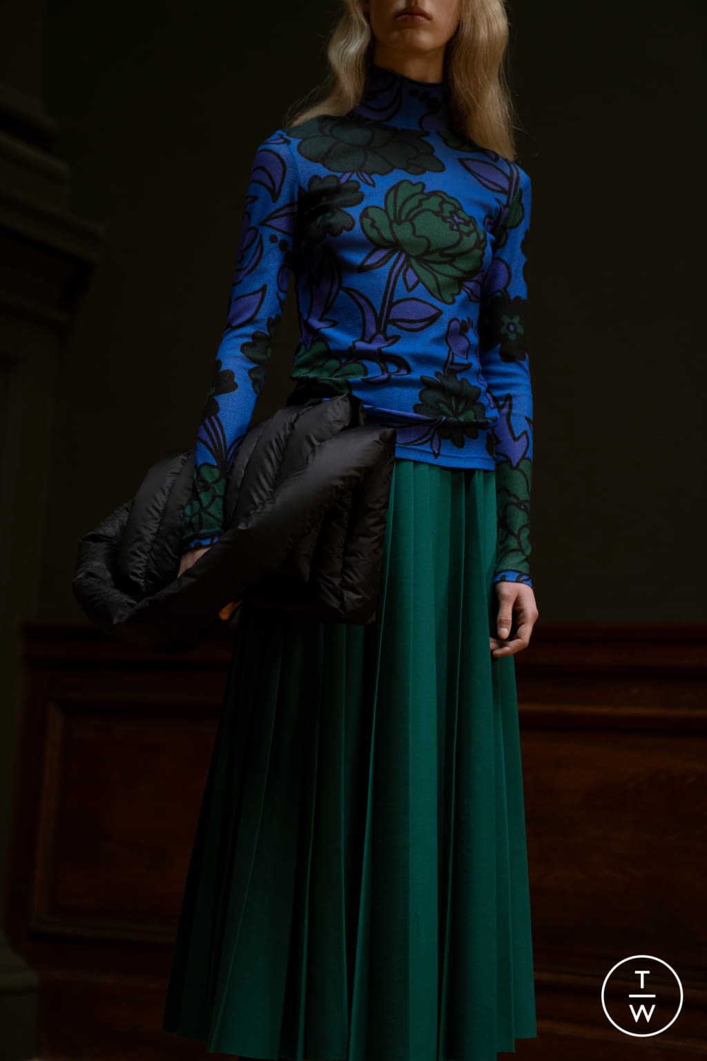 Fashion Week Paris Fall/Winter 2021 look 12 from the Christian Wijnants collection womenswear