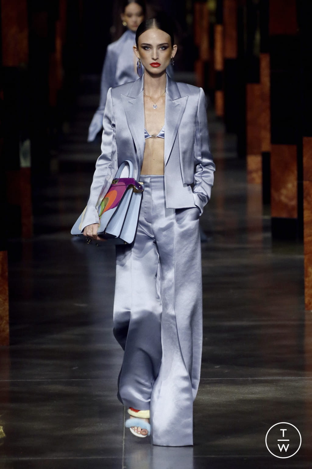 Fashion Week Milan Spring/Summer 2022 look 41 from the Fendi collection womenswear