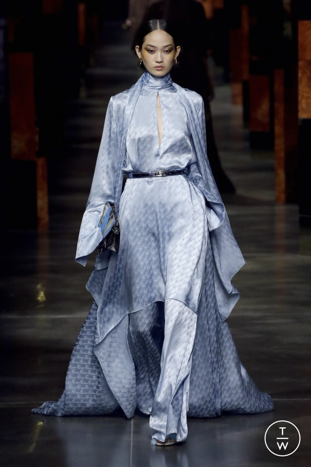 Fashion Week Milan Spring/Summer 2022 look 42 from the Fendi collection womenswear