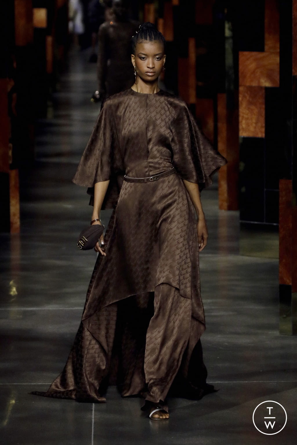 Fashion Week Milan Spring/Summer 2022 look 43 from the Fendi collection womenswear