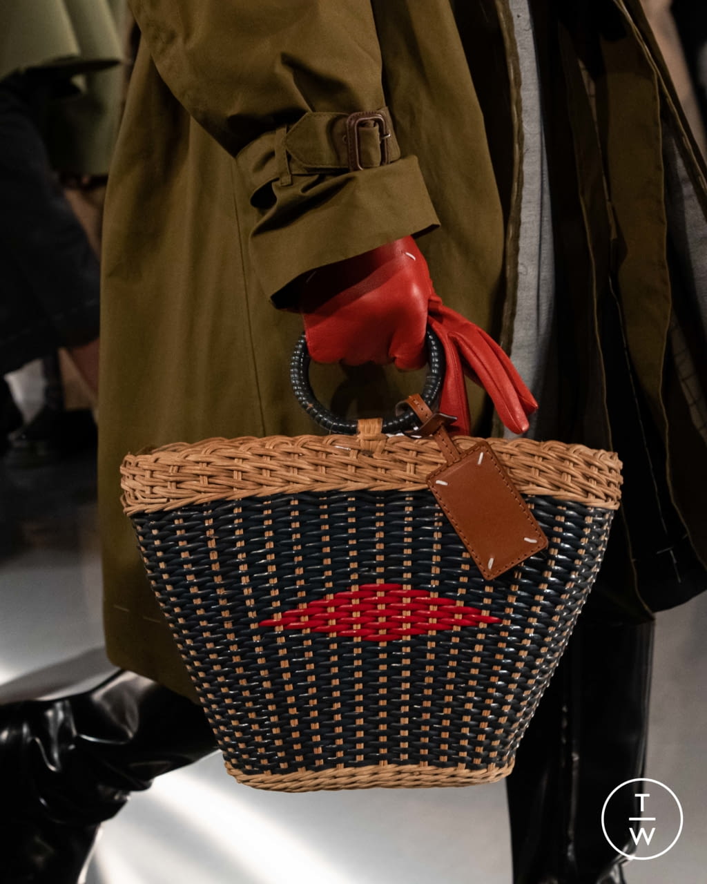 Fashion Week Paris Fall/Winter 2020 look 1 de la collection Maison Margiela menswear accessories