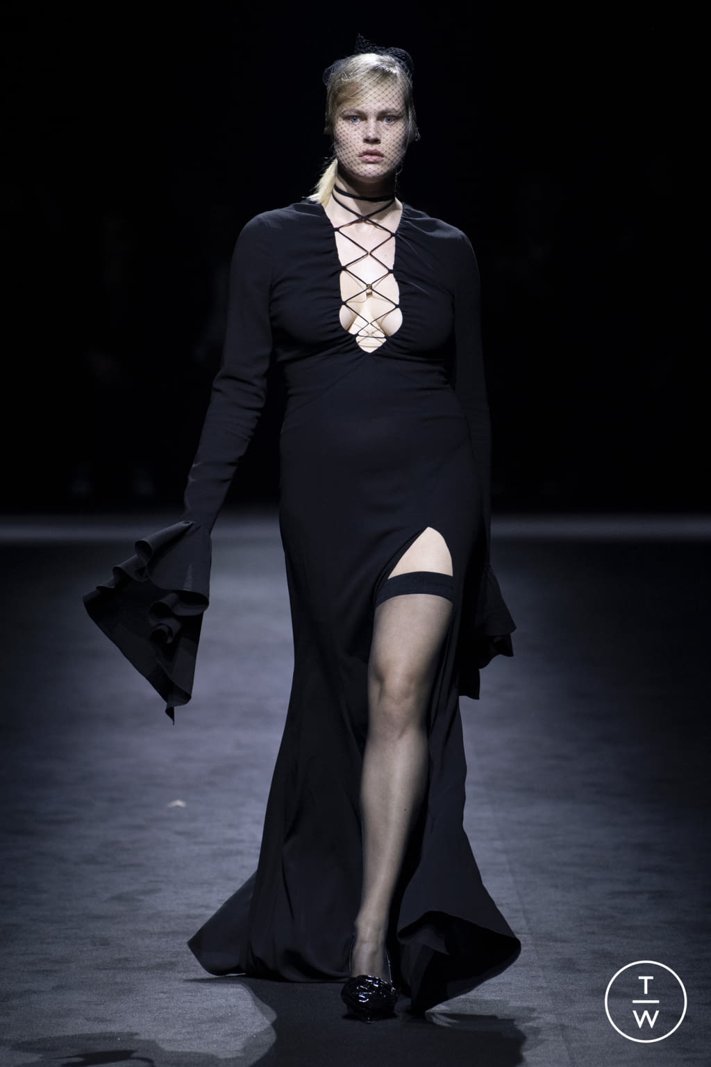 Fashion Week Milan Fall/Winter 2022 look 54 from the Blumarine collection womenswear