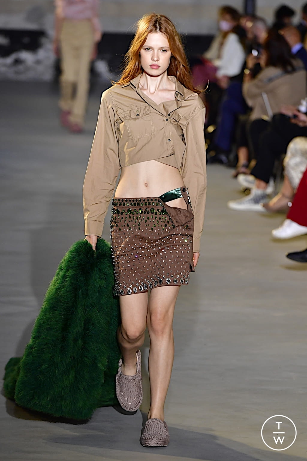 Fashion Week Milan Spring/Summer 2022 look 7 de la collection N°21 womenswear