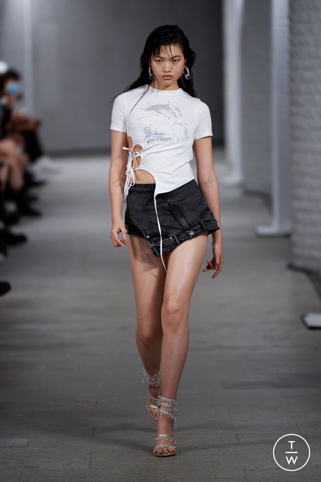 Fashion Week London Spring/Summer 2022 look 1 from the Marrknull collection 女装